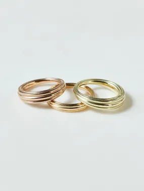 Tapered Fluted Band ~ Wide