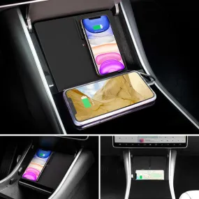 TAPTES Wireless Charging Pad for Tesla Model 3