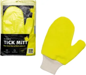 TiCK MiTT, Yellow Tick Defense Glove - Protective Tool for Humans and Pets - Safely Handle Ticks with Ease - Durable, Comfortable, and Easy to Use Tick Management Glove