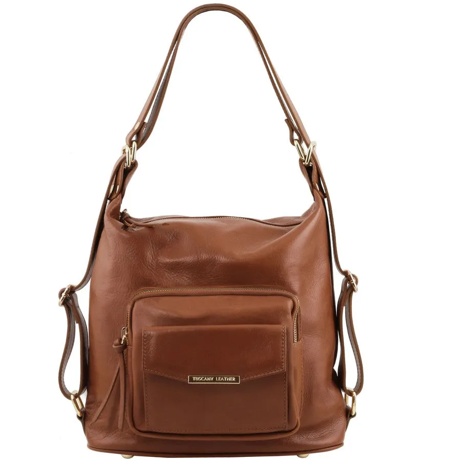 TL BAG Convertible Leather Handbag