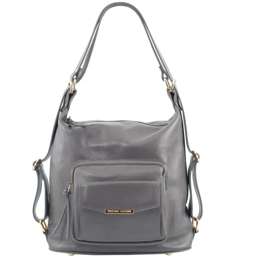 TL BAG Convertible Leather Handbag