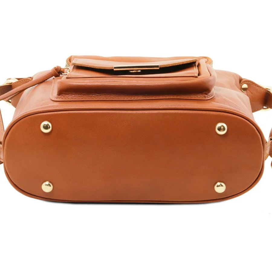 TL BAG Convertible Leather Handbag