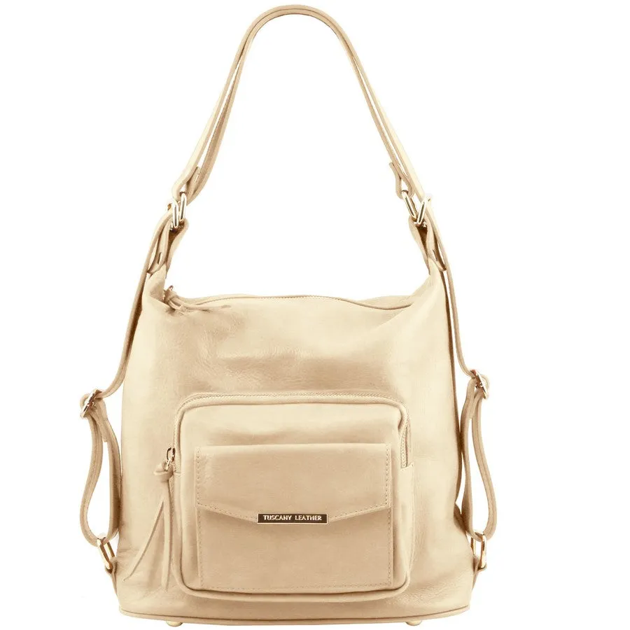 TL BAG Convertible Leather Handbag