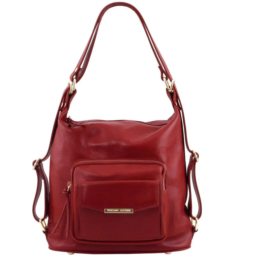 TL BAG Convertible Leather Handbag