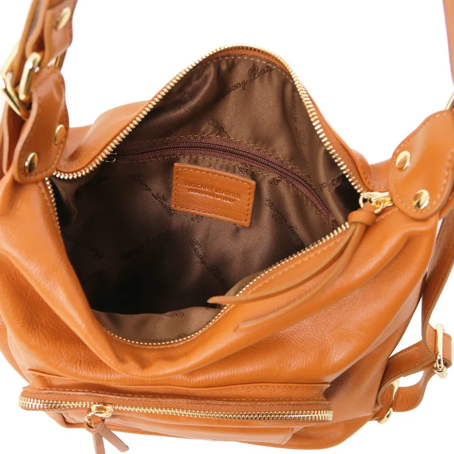 TL BAG Convertible Leather Handbag