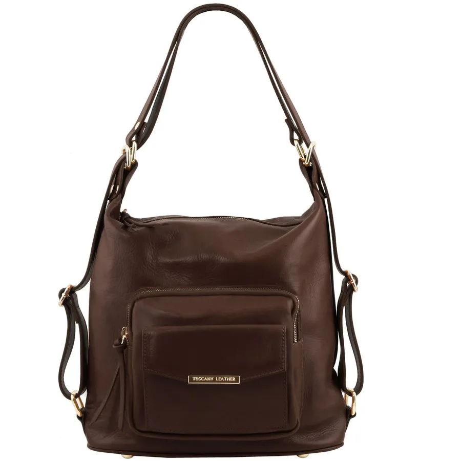 TL BAG Convertible Leather Handbag