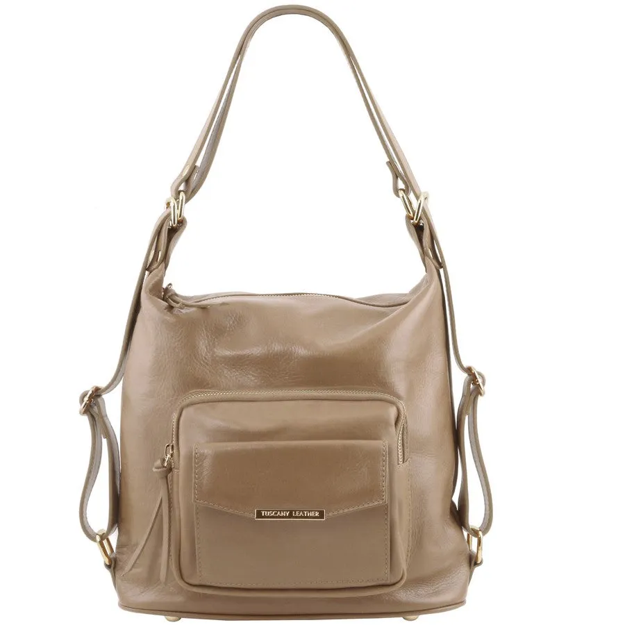 TL BAG Convertible Leather Handbag