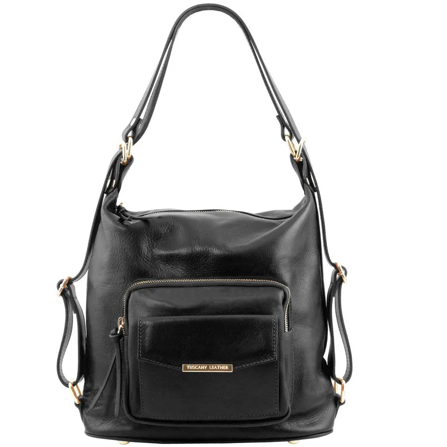 TL BAG Convertible Leather Handbag
