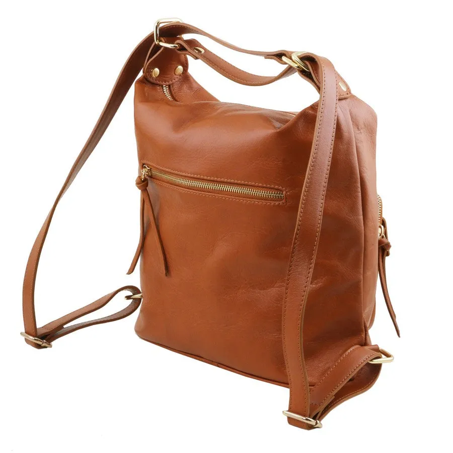 TL BAG Convertible Leather Handbag