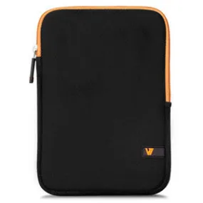 V7 Ultra Protective Sleeve for iPad mini and 7.9 Tablets, Black & Orange