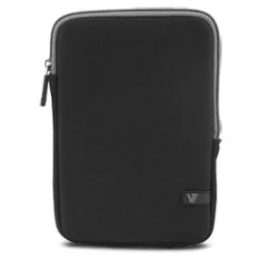 V7 Ultra Protective Sleeve for iPad mini and 8 Tablets, Black W/Grey Trim