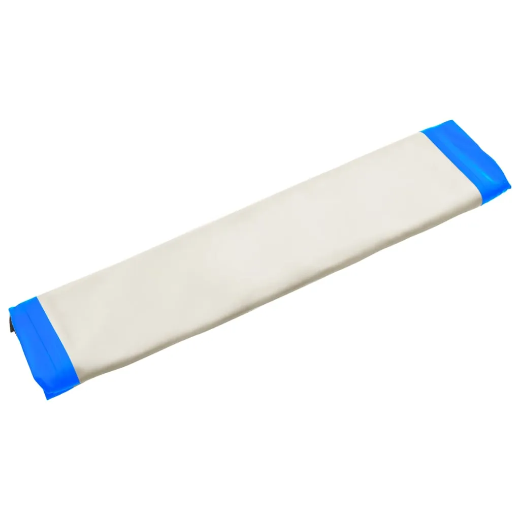 vidaXL Inflatable Floating Deck Blue and White 300x150x15 cm