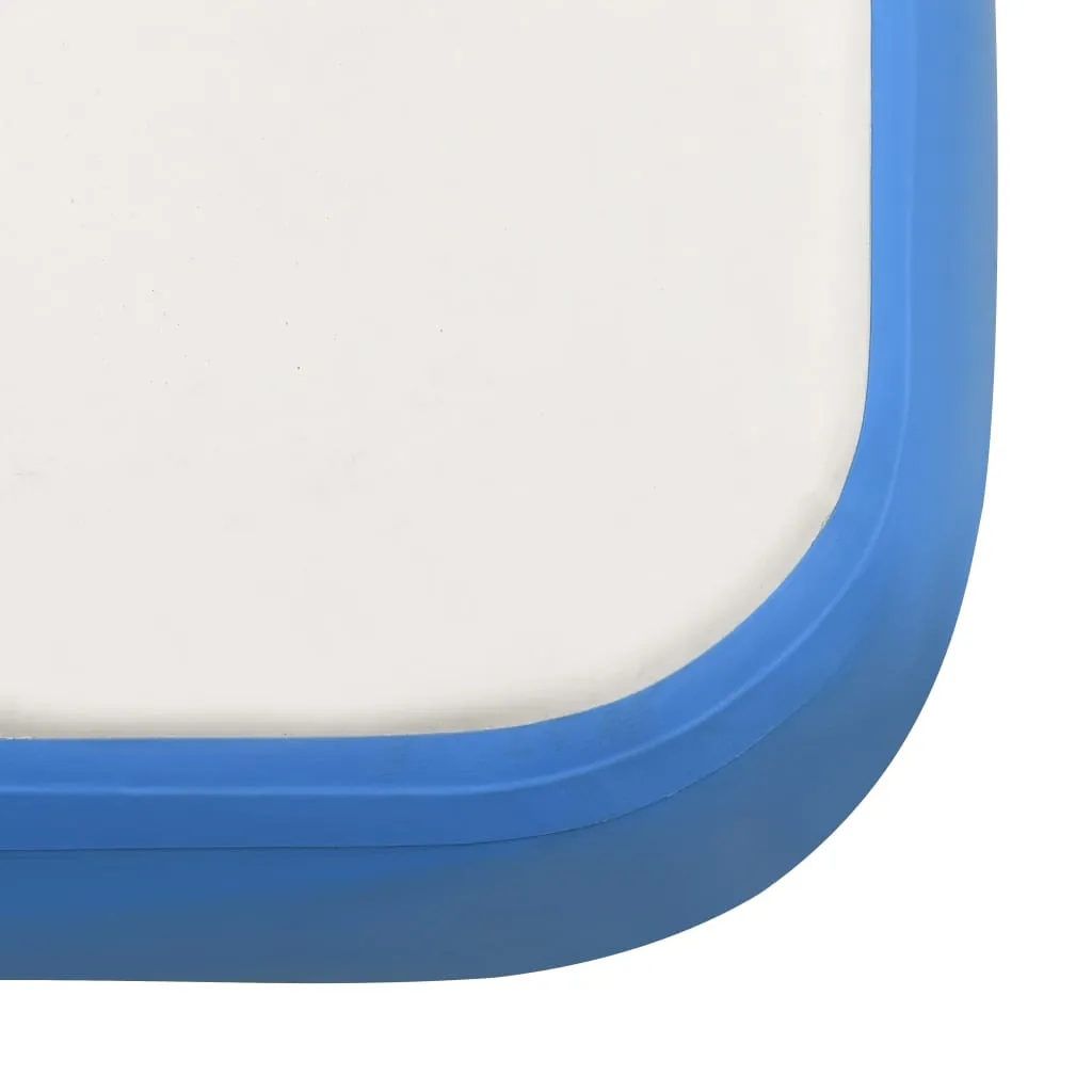 vidaXL Inflatable Floating Deck Blue and White 300x150x15 cm