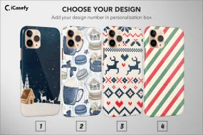 Vintage Christmas Reindeer Xmas Phone Case Cover