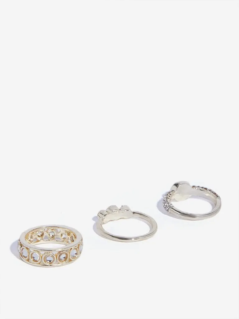 Westside Accessories Gold Circular Ring