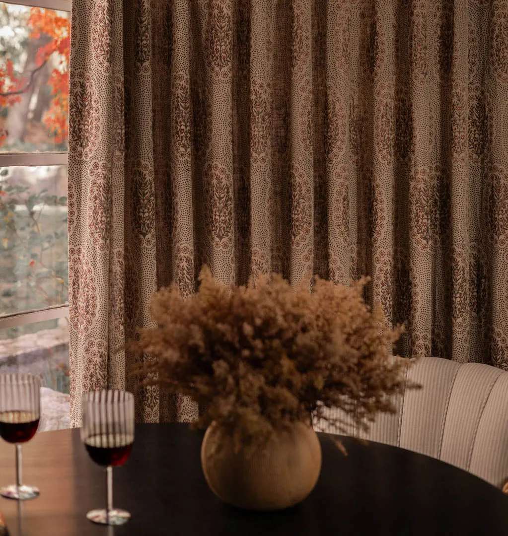 Winfleur Saffron Curtain Panel