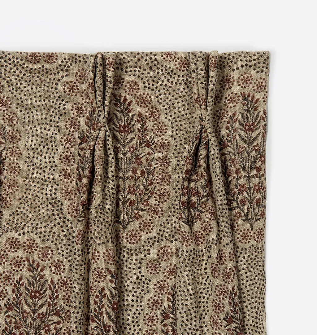 Winfleur Saffron Curtain Panel