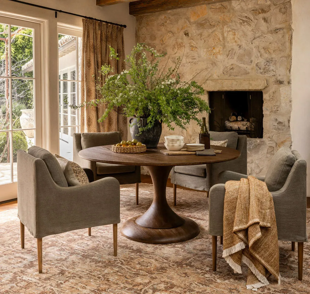 Winfleur Saffron Curtain Panel