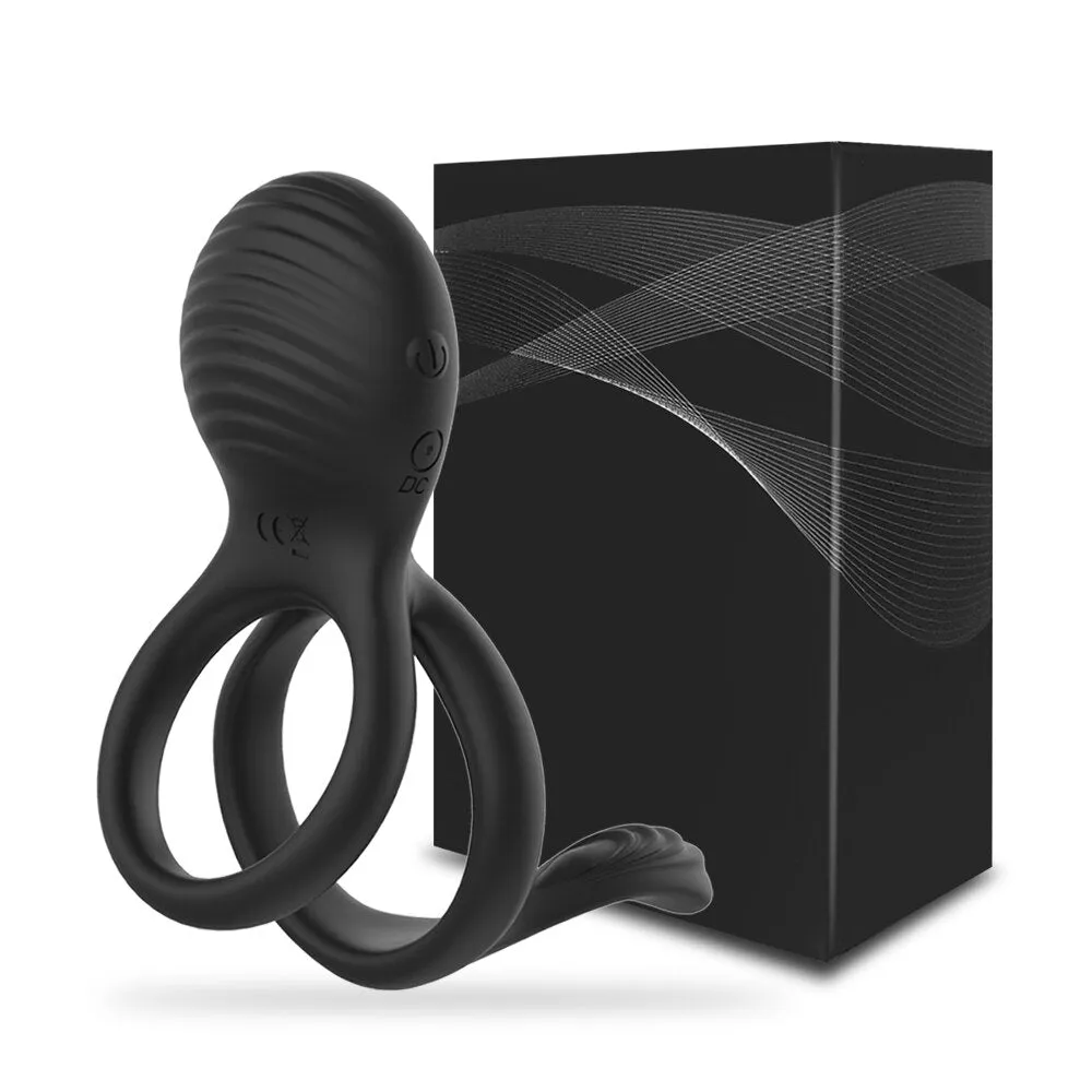 Wireless Remote Control Cockring Vibrator Clitoris Stimulation Sleeve for Penis Ring Male Cock Rings