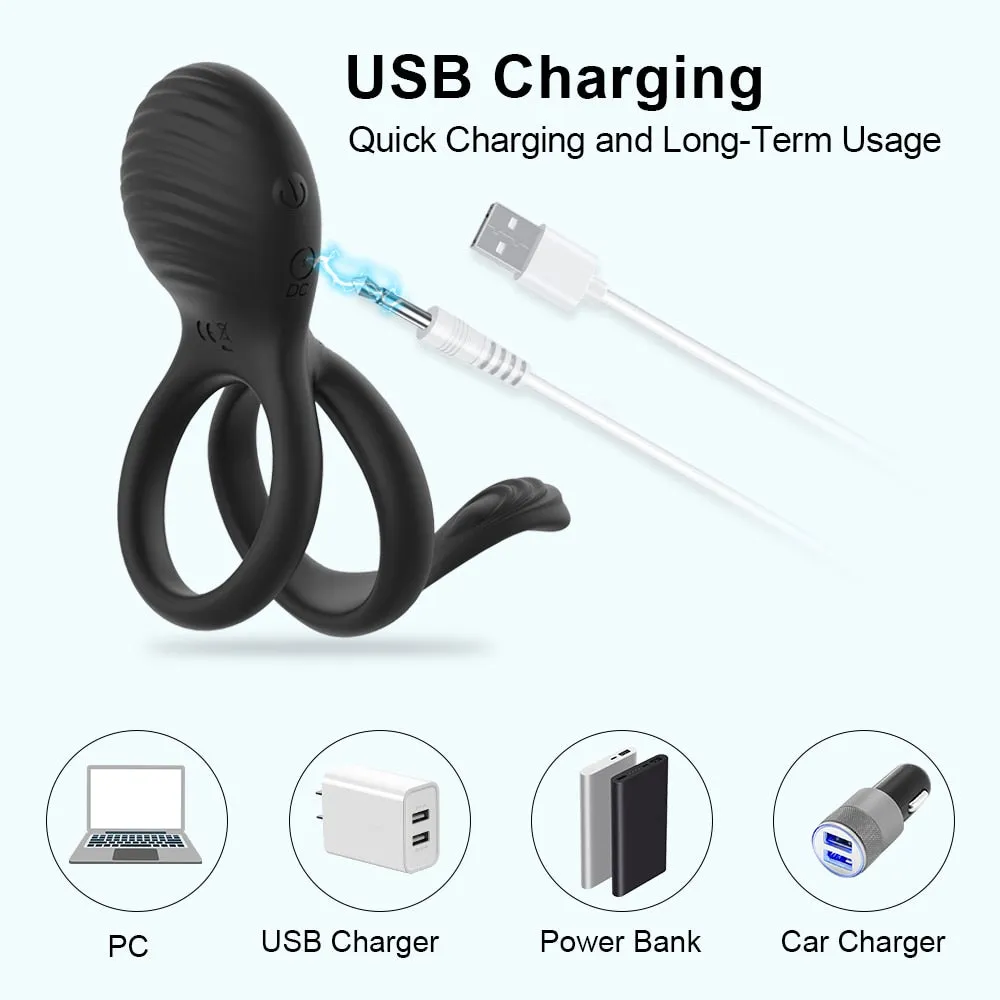 Wireless Remote Control Cockring Vibrator Clitoris Stimulation Sleeve for Penis Ring Male Cock Rings